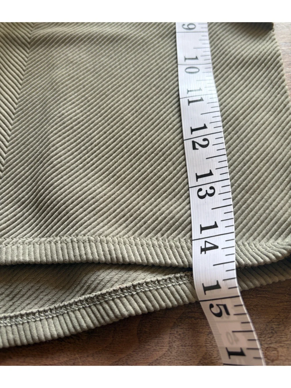 FP Movement by Free People Olive Green Ribbed Tank Top